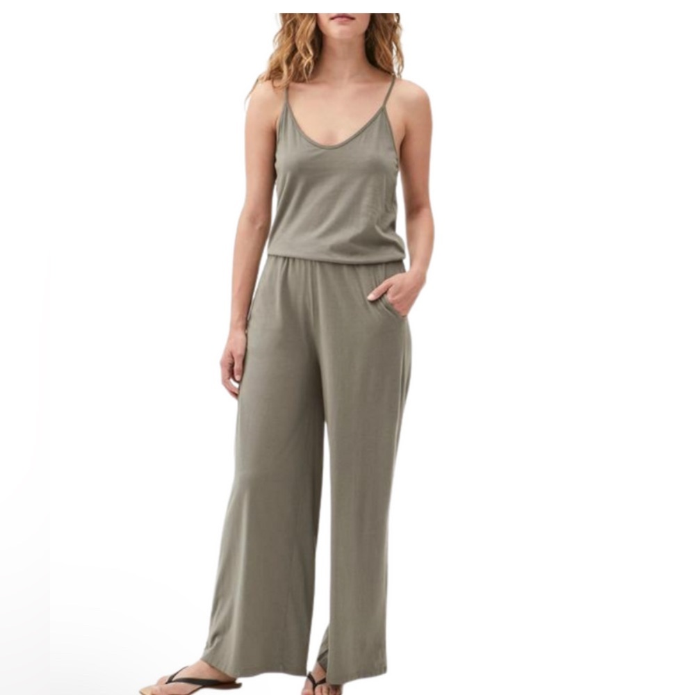 Michael Stars Kamryn Tank Jumpsuit in olive.  Size S.
